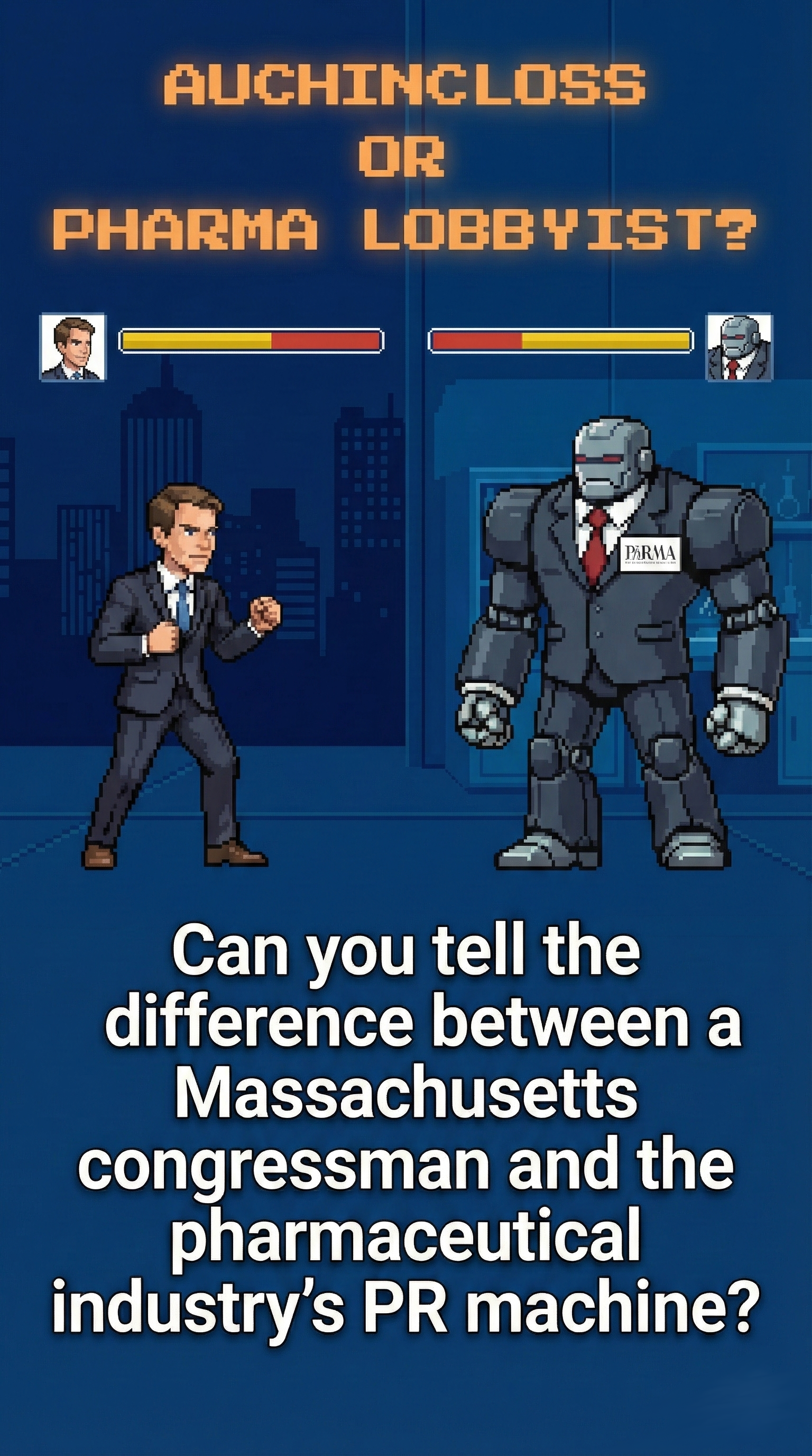 Auchincloss or Pharma Lobbyist?